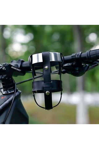 Sones Açık Hava Anti-sarsıntı Bisiklet Su Şişesi Tutucu Bisiklet Bardak Taşıyıcısı Siyah Ağ + Beyaz Tutucu