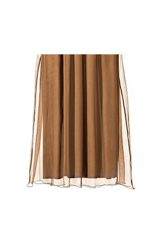 Bulalgiy Kadın Kahverengi İpek Etek - Bga33117944 Kahverengi