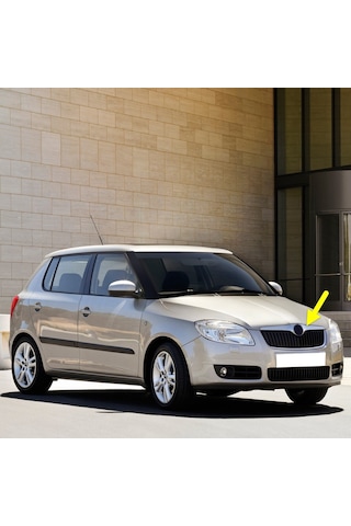 Skoda Fabia 2 07-10 Panjur Üstü Kaput Ucu Kromaj Çıtası 5j0853633