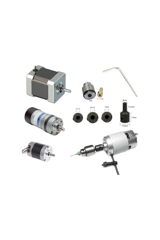 Motor için Anahtar Sıkmalı Mini Mandrel 4 MM Mandren Proje Okul