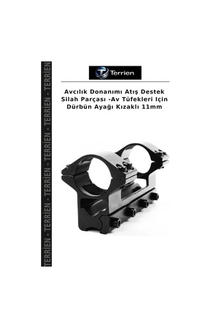 Avcılık Donanımı Atış Destek Silah Parçası -av Tüfekleri Için Dürbün Ayağı Kızaklı 11mm