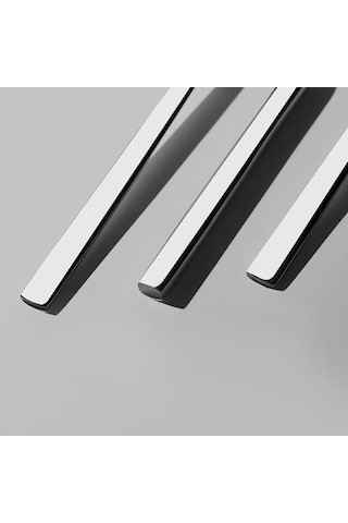 Nehir Dalyan Sade 12 Kişilik 84 Parça Kutulu Çatal Kaşık Bıçak Takımı Gümüş