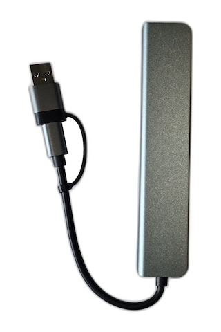 Usb 3.0 Type-c Çoğaltıcı Hub Alüminyum Çoklayıcı Dönüştürücü Typ-c Yuvalı