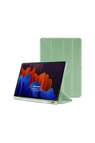 Microsonic Samsung Galaxy Uyumlu Tab S10 Plus X820 Kılıf Origami Pencil Tablet Kılıfı