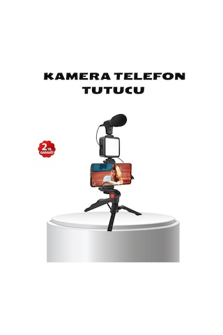Northcity Profesyonel Video Çekim Kiti - Led Işık, Harici Mikrofon Ve Bluetooth Kumanda Seti