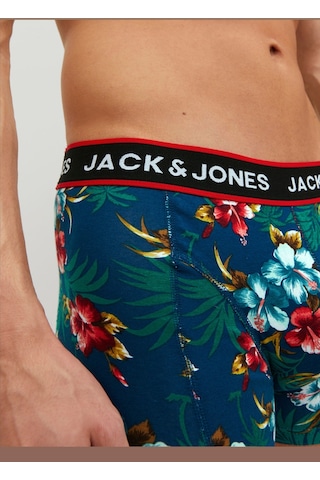 Jack & Jones Flower Trunks 3 Pack Noos Erkek Siyah Boxer 12171253-0 Siyah