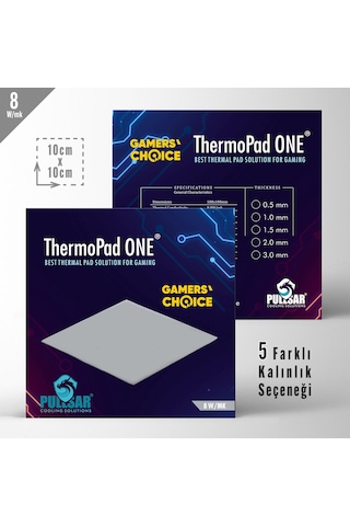 Pullsar Thermopad One 100 x 50 x 1.5 Mm 8.0 W/M x K