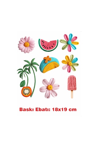 Örgü Görünümlü Ütü İle Yapışan Tekstil Kumaş Tişört Baskı 3328 Örgü Görünümlü Ütü İle Yapışan Tekstil Kumaş Tişört Baskı 3328