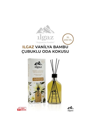 Vanilya Bambu Çubuklu Oda Kokusu 200 Ml Xl Red Diffuser Amber