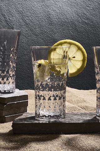 Perotti Bardak 4 Lü Arturo Tall 230 Ml 14969 Şeffaf