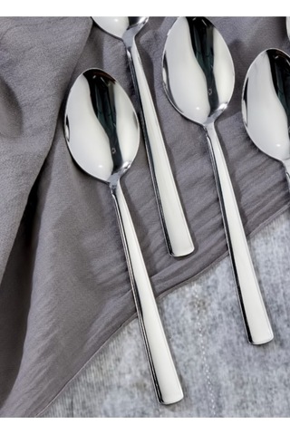Cooker 6'lı Milas Paslanmaz Çelik Yemek Kaşığı Ckr2178 Çelik