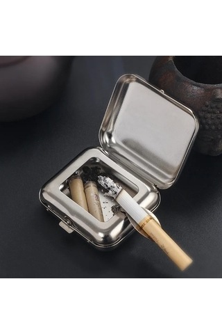 Ulzyvf Küçük Cep Küllüğü, Taşınabilir Sigara Tablası Mini Küllük, Yaratıcı Tx,