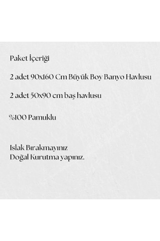 Marena %100 Pamuklu Ultra Emici 4'lü Büyük Boy Lüks Banyo Havlu Set Çok Renkli