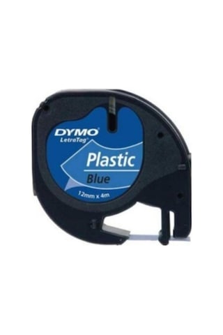 Letratag S0721650 Mavi Plastik Yedek Şerit Etiket 12mm X 4m 1