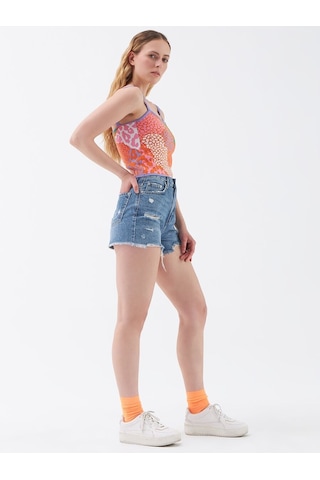 LOFT Regular Fit Kadın Şort Lf2029190 Q1.v1 Denim