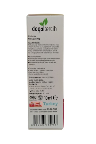Doğal Tercih Nioli Uçucu Yağı 10 Ml %100 Saf Ve Doğal Niaouli