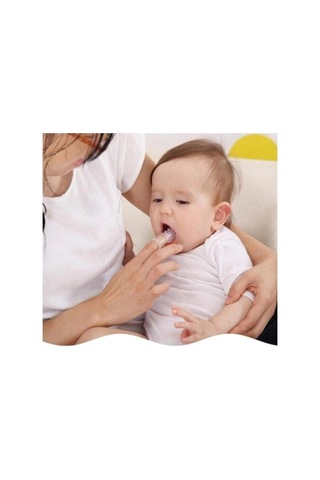 Silikon Bebek Diş Kaşıyıcı Parmak Dış Fırçası Kutulu Yumuşak Bebek Diş Fırçası