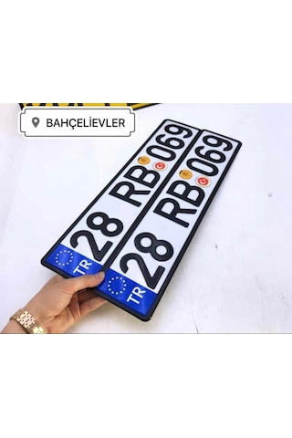 Appcity 6'Lı Plaka Pul Seti , Avrupa Birliği Yıldız Sticker ,