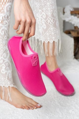 Unisex Deniz Sandaleti Kaymaz Taban Çok Amaçlı Şık Plaj Yüzme Deniz Havuz Rafting Patiği 150 Fuşya