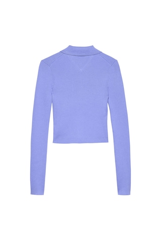 Tommy Jeans Kadın Kazak Dw0dw21829 Mavi