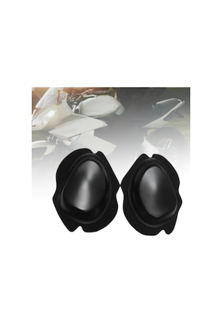 Suntek 2 Parça Motosiklet Diz Koruma Pedleri Bisiklet Motokros Siyah