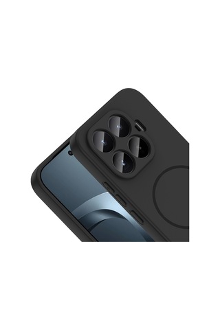 Maks Technology Mi 17t Kılıf M-safe Şarj Özellikli Mkst Meta Kapak - Siyah
