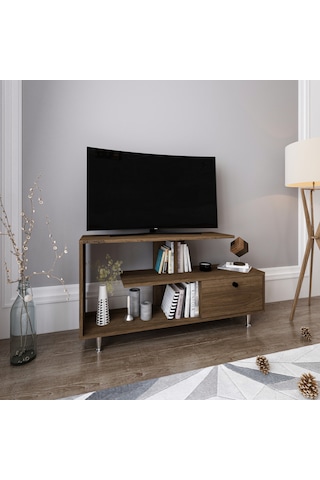 Mıxı Tv Ünitesi Tv Sehpası 120 Cm Ceviz