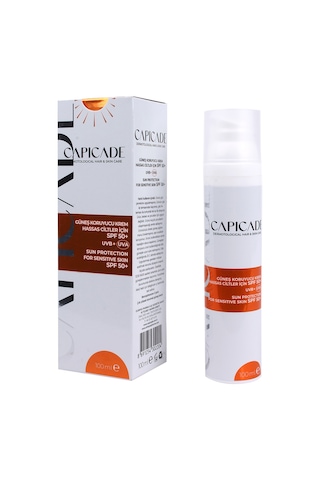 Capicade Kızarık ve Hassas Cilt Güneş Kremi SPF50+ 100 ML