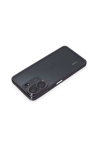 Xiaomi Redmi 13c Kılıf Razer Lensli Silikon - Mor