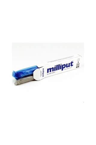 Milliput 05 Gümüş-gri Tip, Çift Bileşenli Epoksi Putty Macun - 2x56 112 Gram