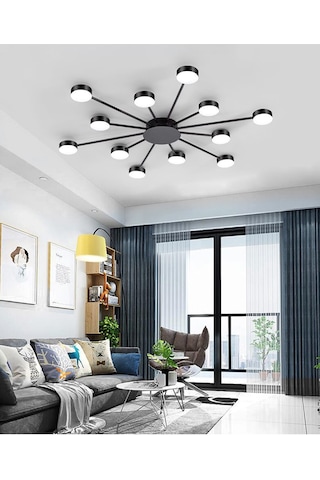 Simaavize Modern Led Tavan Avize 12'Li