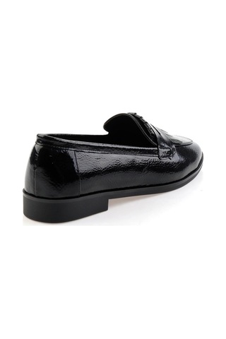 Bambi Siyah Kadın Loafer Ayakkabı K01212011012 Siyah