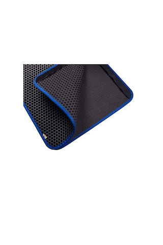 Cattie Altıgen Model Kum Toplayıcı Fonksiyonel Kedi Paspası Large Mavi 50x75 Cm