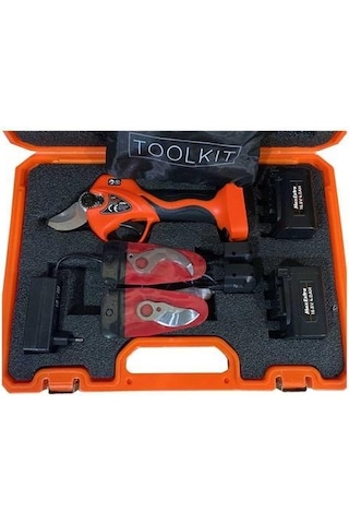 Maxextra Mx8035 16.8v 4ah 2 Akü Ve Takım Yedek Bıçaklı Akülü Budama Makası-44842