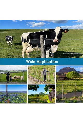 Moveevo Bahçe, Çiftlik Ve Meyve Bahçesi İçin Metal Tel Çit Sıkma Aleti - 10 Adet Kancalı Pratik Onarım Seti