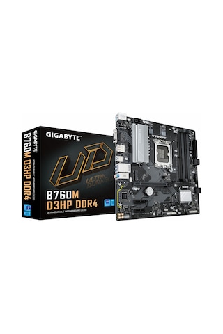 Gigabyte B760m D3hp Ddr4 5333mhz Oc M.2 Vga/hdmı/dp Pcıe 4.0 1700p Matx Anakart