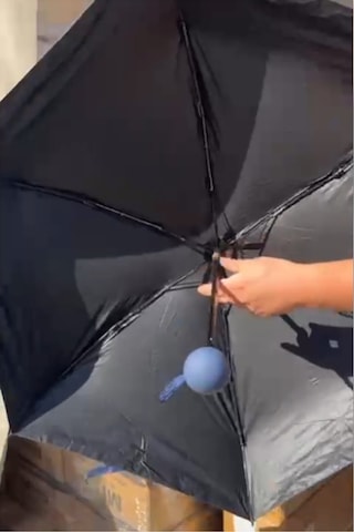 Özel Kılıflı Mor Şemsiye Kapsül Şemsiye