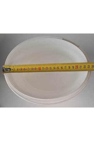 3 Litre Plastik Kova - Beyaz - 3 Lt Saplı - Sızdırmaz Kilitli Çok Amaçlı Kapaklı Kova - Boya Kovası , Zeytin Kovası , Saksı Vb Alanlarda Kullanılabili Çok Renkli