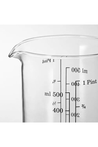Sumuhome Vardagen Beher Ölçek Cam 0.5lt Şeffaf