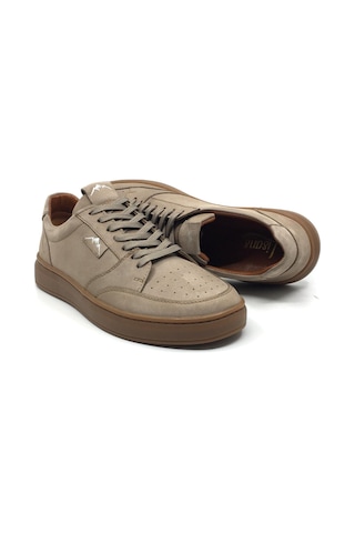 Lisans Shoes %100 Deri Ortopedik Erkek Yazlık Rahat Deri Spor Ayakkabı 40-44 Vizon Nubuk