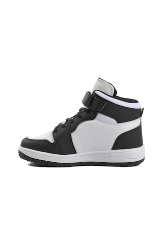 Ayakmod Haykat Uzun-f Siyah-beyaz Çocuk Hi Sneaker 001