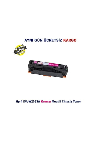 Hp ColorLaserJetPro 415A|M479DN|M479DW 1 SET Çipsiz Uyumlu Toner