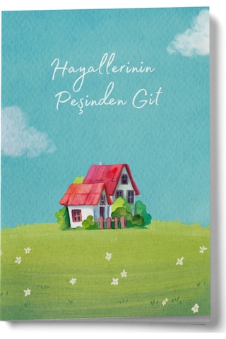Hayallerinin Peşinden Git Mini Defter Çok Renkli