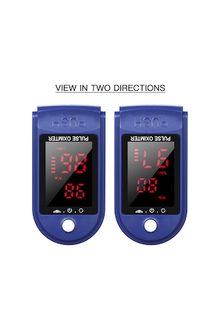 Xindoker Parmak Ucu Nabız Oksimetresi - Spo2 Ve Nabız Hızı Ölçer, Lcd Ekranlı, Ev Ve Seyahat Kullanıma Uygun, Pil Dahil Değil