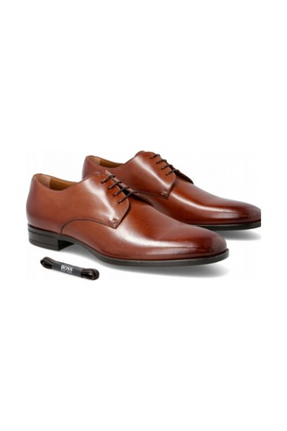 Boss Kensington Derb Shoes 50385015 Made İn Italy Kahverengi Kahverengi