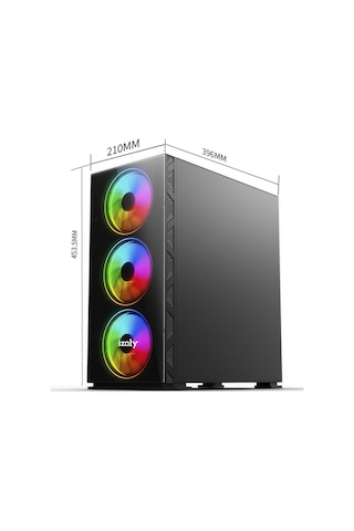 İzoly Genesis ST999362 i5-10400F 32 GB 1 TB SSD 8 GB RTX4060 Dos Masaüstü Oyuncu Bilgisayar