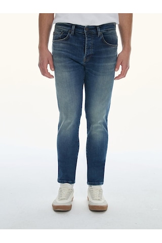 Ltb Lawrıe Y Normal Bel Dar Paça Slim Erkek Jean Pantolon 010095152215883 - 55447 Koyu Mavi
