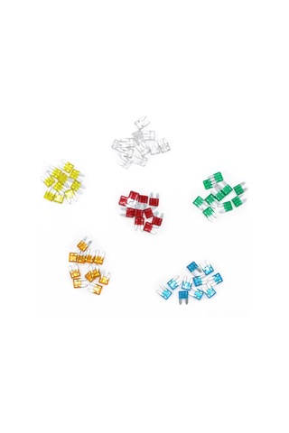 Ximistore9 60 Adet Çinko Alaşımlı Mini Sigorta Seti 5a-30a - Dayanıklı Ve Hafif 5