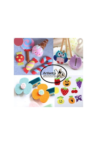 Siyah Keçe A4 2 Mm 20x30 Cm 5 Li 1 Paket Okul Kreş Etkinlik