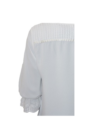 Bulalgiy Kadın Ekru Dantel Bluz - Bga173701